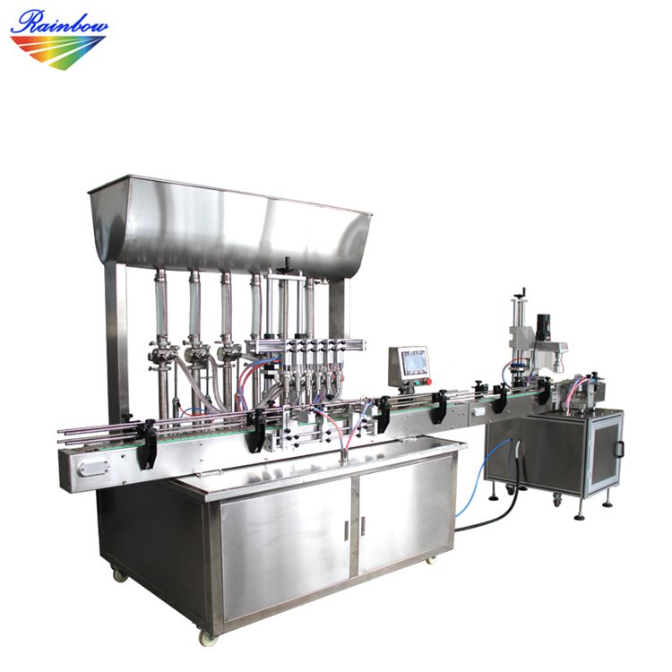 Filling and Capping Production Line for Cosmetic and Food